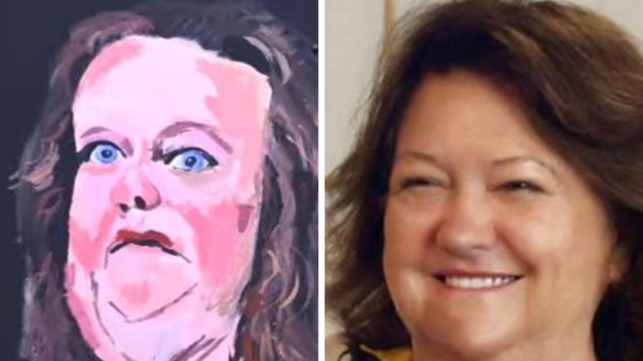 Gina Rinehart gifts portrait of herself to National Gallery after not ...