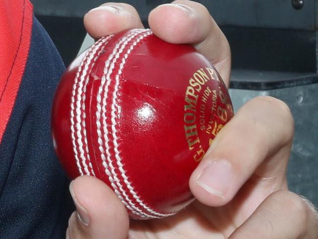 At Adelaide Oval, Redbacks cricketer Spencer Johnson, fast bowler who has re-signed with the team for 3 more years. 19 April 2023. Picture Dean Martin