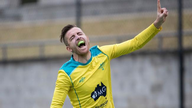 Parkinson’s Jake Whetton playing for the Kookaburras at the Gold Coast ...