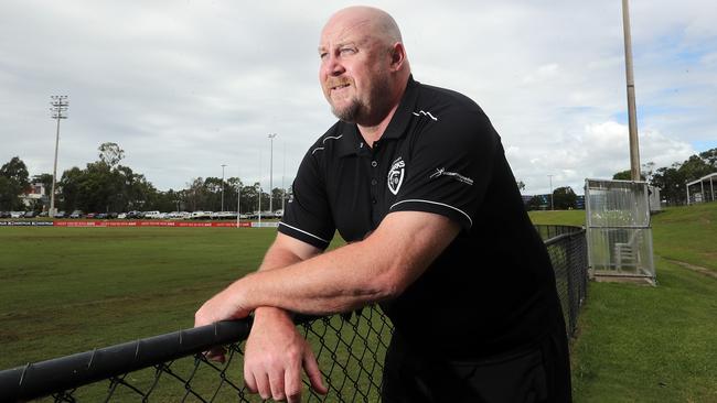 Southport Sharks coach Steve Daniel fears for the future of Queensland football. Picture: Richard Gosling