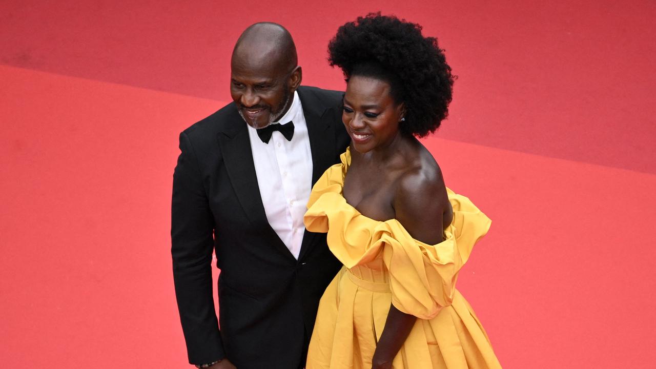 Viola Davis and her husband Julius Tennon. Picture: Loic Venance / AFP