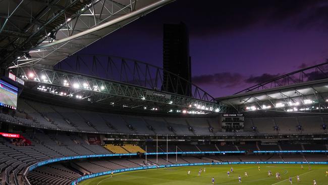 Marvel Stadium could help the AFL out of a huge financial hole.