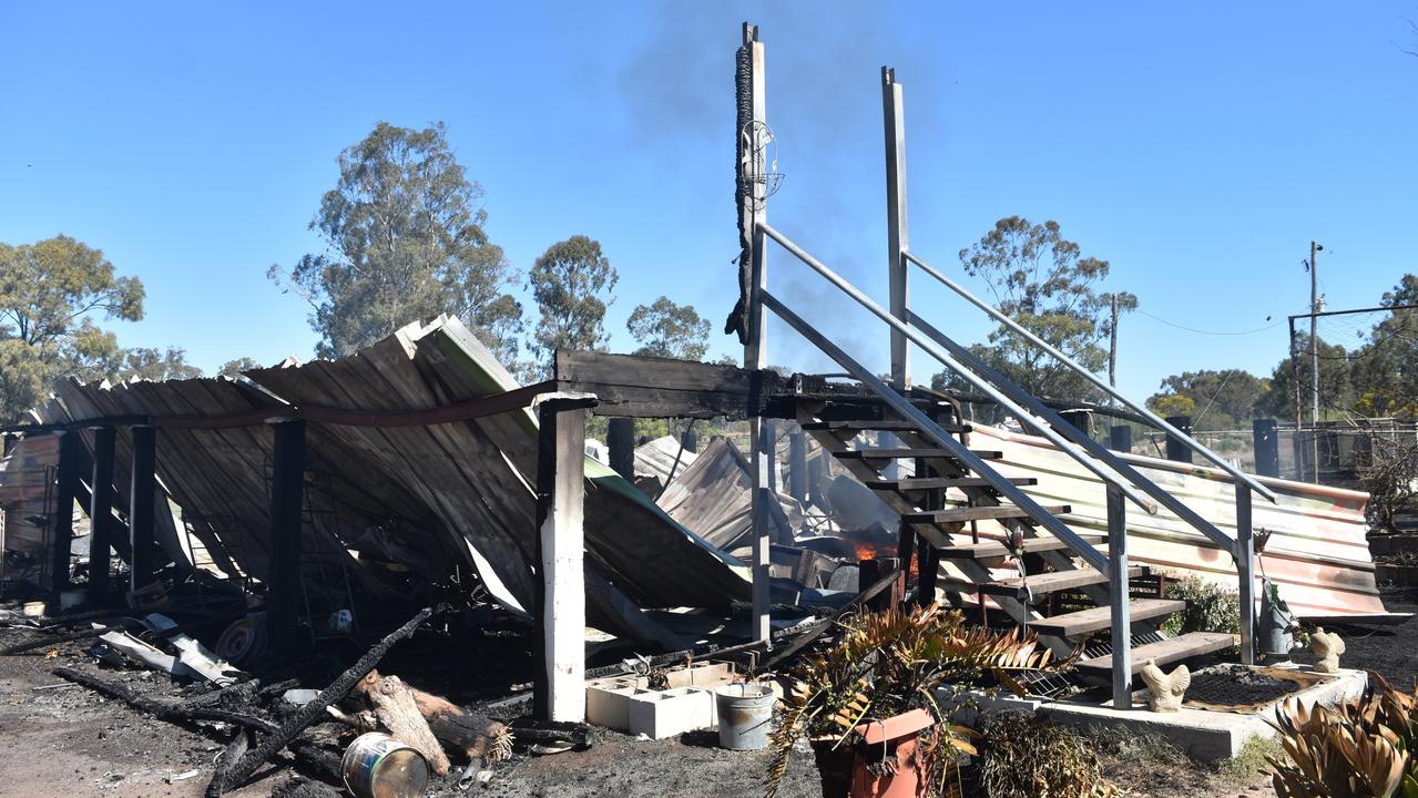 The Gums house fire: Couple reeling after fire tears through country ...