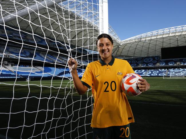 The Matildas skipper says she wants to put the challenging period behind her. Picture: Phil Hillyard