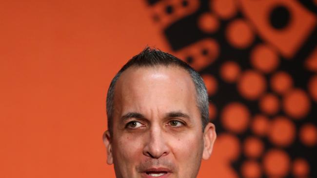 SYDNEY, AUSTRALIA – MAY 25: NRL CEO Andrew Abdo speaks during the NRL Indigenous Round Launch at Rugby League Central on May 25, 2021 in Sydney, Australia. (Photo by Brendon Thorne/Getty Images)