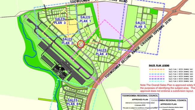 Submitted plans for a milk factory in Toowoomba's western suburbs.