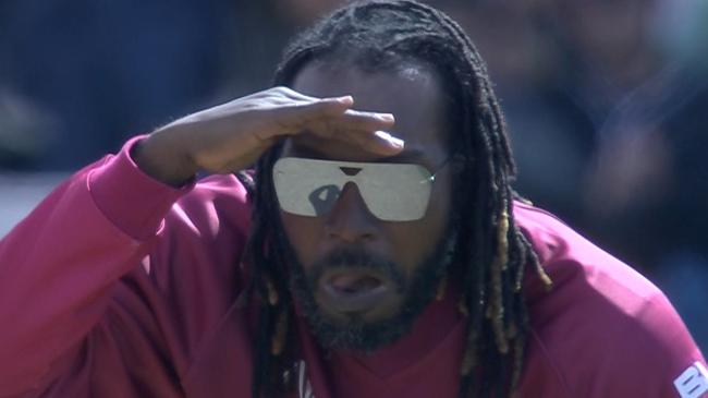 Chris Gayle pleased the crowd at Southampton.