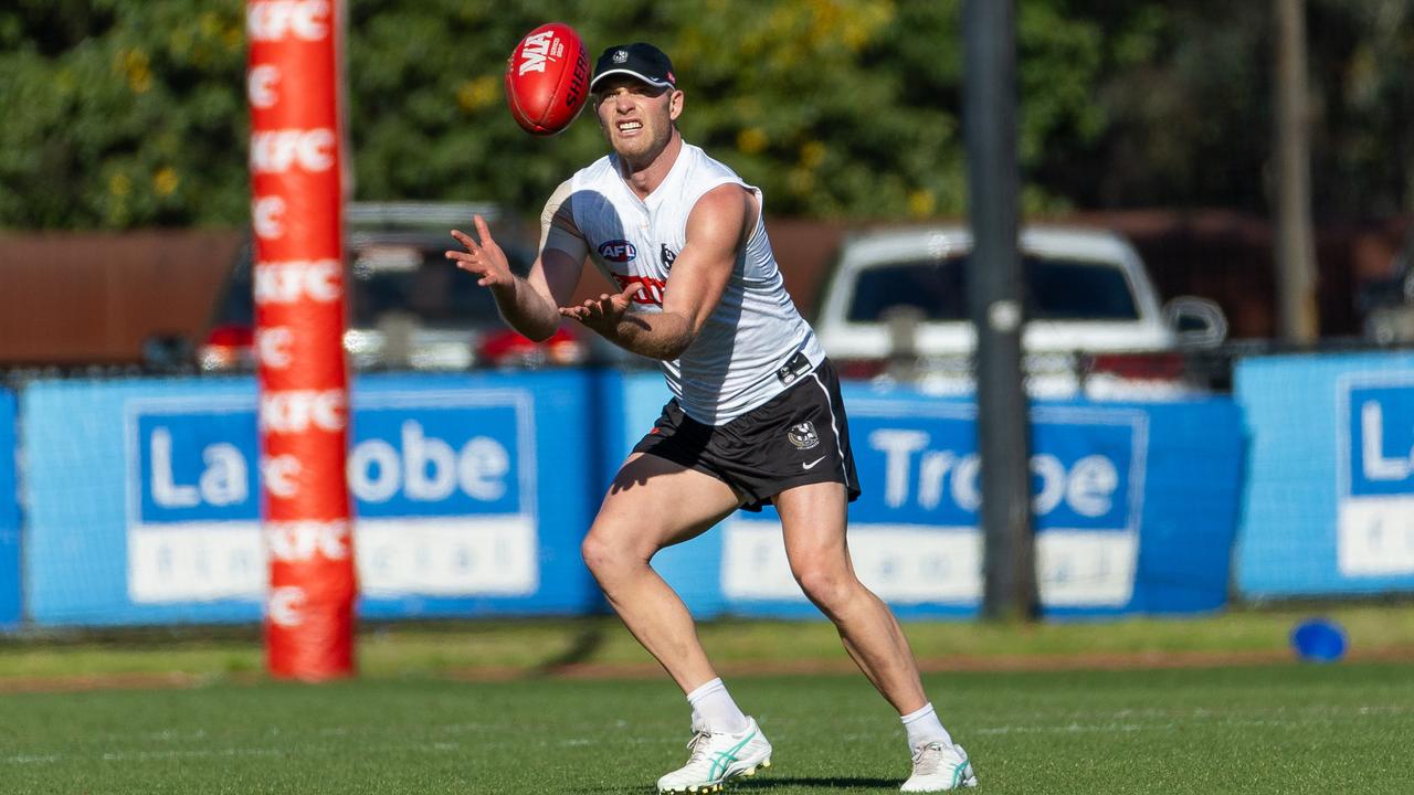 Tom MITCHELL. COLLINGWOOD TRAINING at Olympic Park Oval, Melbourne VIC. Picture: Jason Edwards