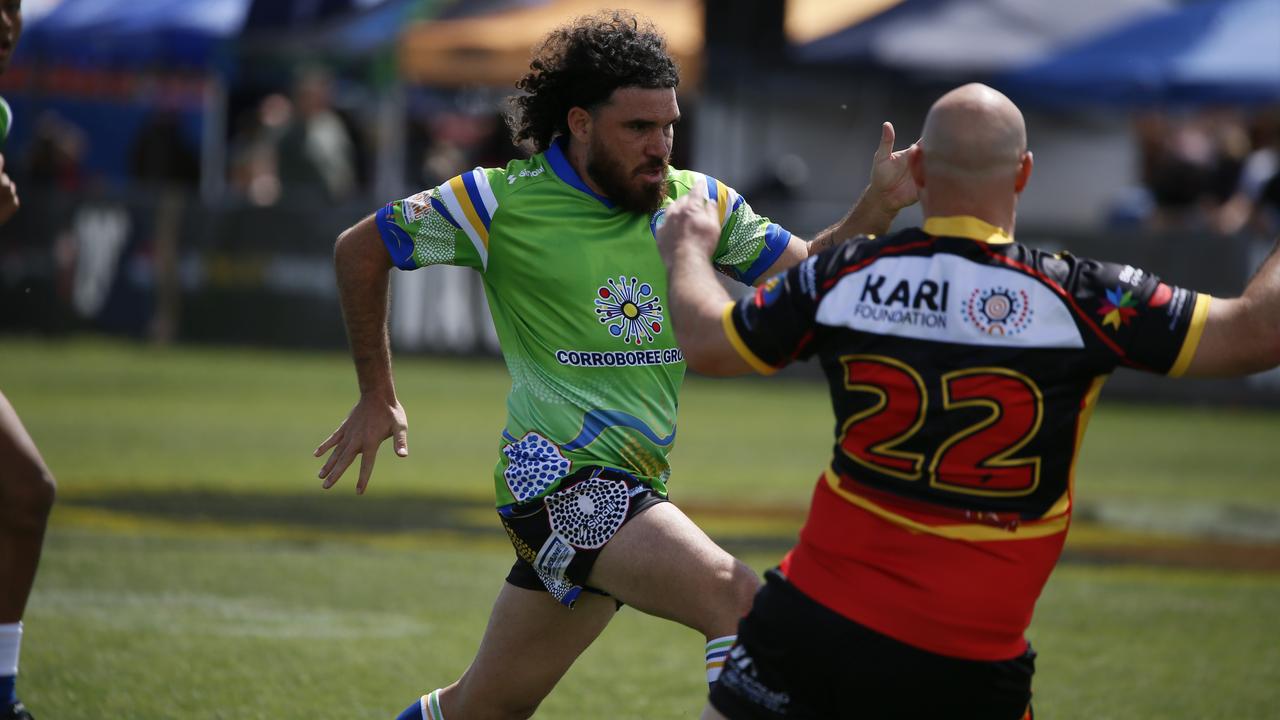 Queanbeyan in action on day two of the Koori Knockout. Picture Warren Gannon Photography