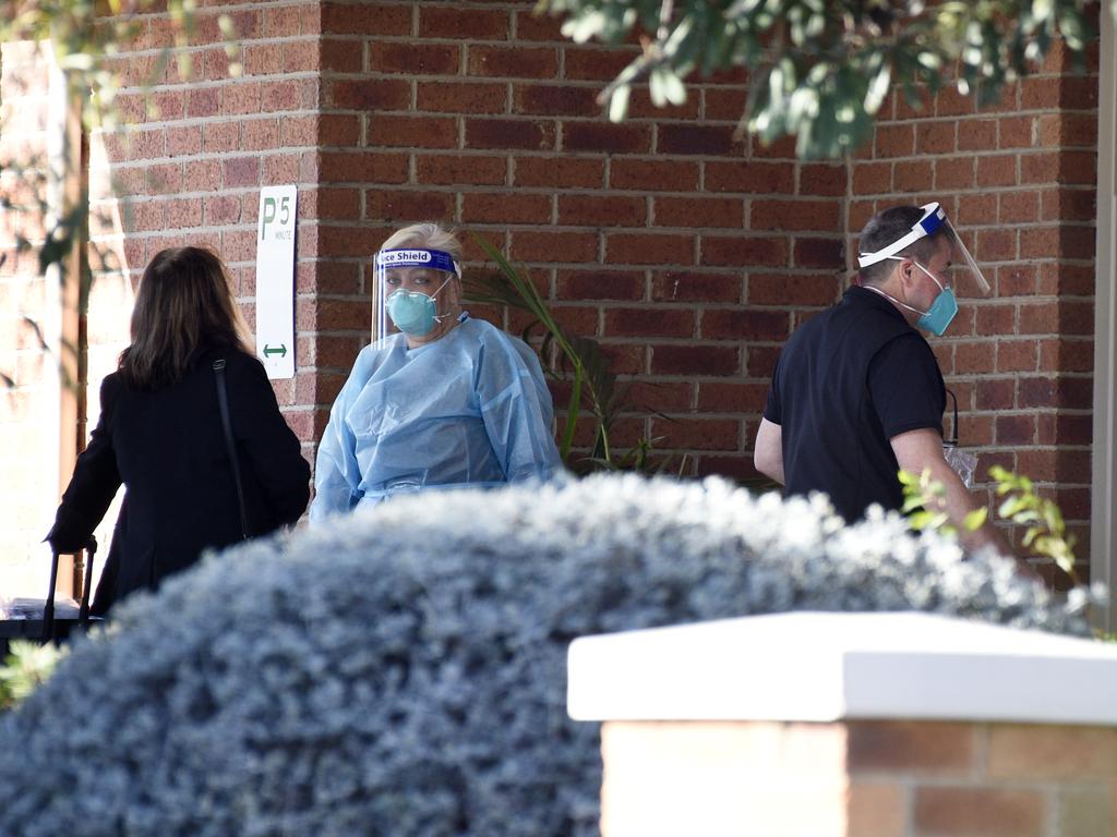 Four aged care facilities have been linked to the state’s growing Covid-19 outbreak. Picture: NCA NewsWire / Andrew Henshaw