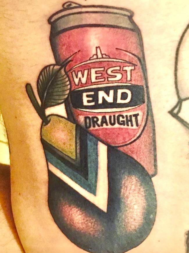 The best Power tattoo winning entry is inked on David Cunningham’s leg.