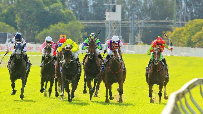The Hawkesbury track was rated a soft 6 for Thursday’s meeting. Picture: Jenny Evans