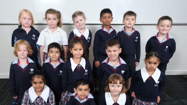 Geelong Baptist College Foundation S- Back Row (left to right) River Waugh, Grace Bucovaz, Nina Schreiber, Dann Ponnappan, Morgan Hampson, Pandelis Thymiopoulos Middle Row (left to Right) Magnus Newton, Riyaan Mander, Reyna Pera, Jordan Jovanovic, Ravlyn Kaur Front Row (left to right) Nishi Gurjar, Manveer Singh, Zahli Mulahalilovic Picture Mark Wilson