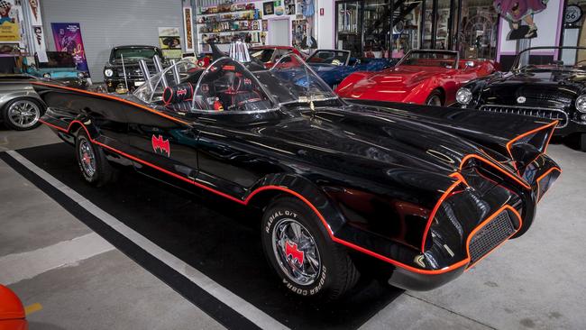 The replica Batmobile which is estimated to be worth $150,000. Picture: Expose My Ride Media