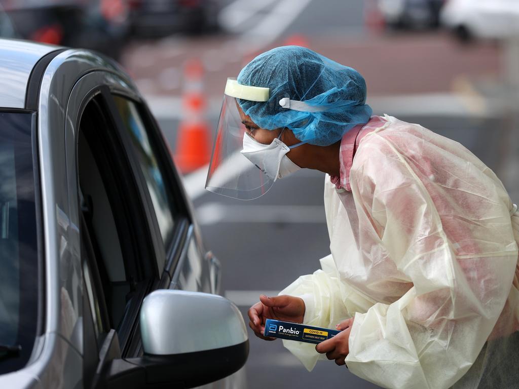 PCR testing is also expected to be phased out for otherwise healthy people. Picture: Fiona Goodall/Getty Images