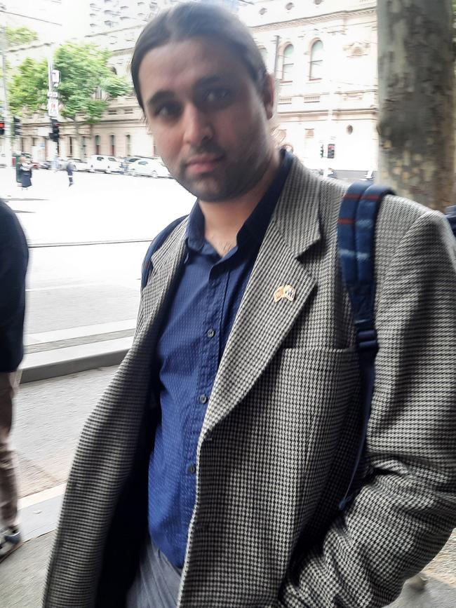 Nicholas Harvey Raymond at the Melbourne Magistrates' Court in November. Picture: Craig Dunlop