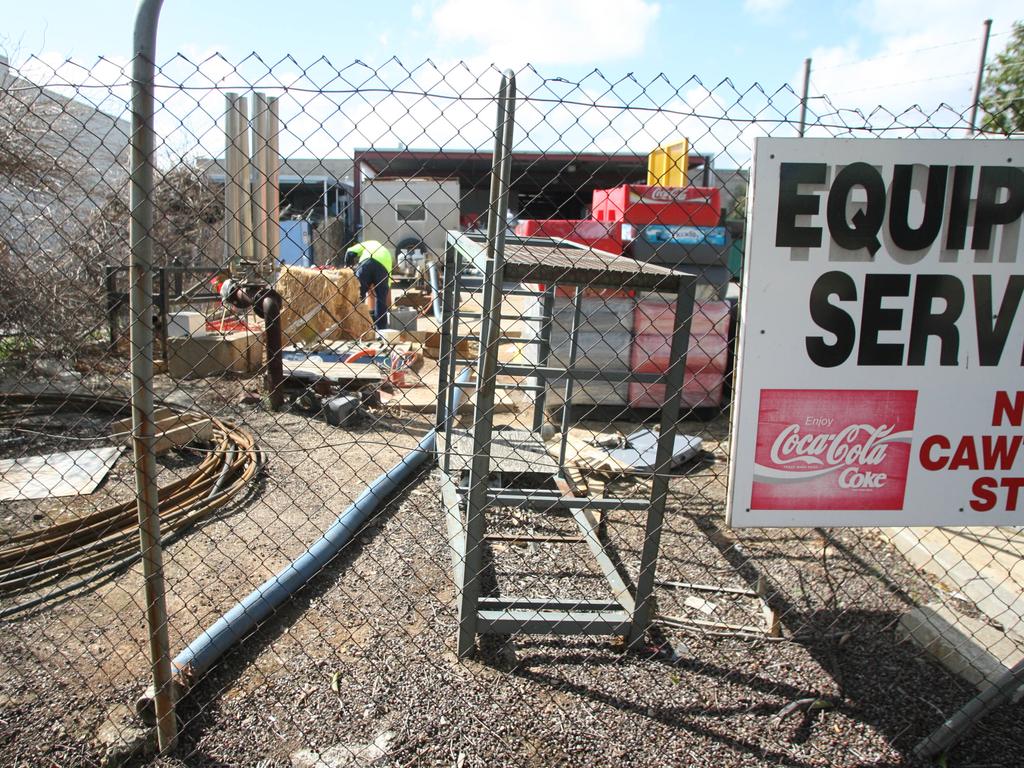 A bore being commissioned at Coca-Cola’s bottling plant at Thebarton in 2007. Picture: Supplied