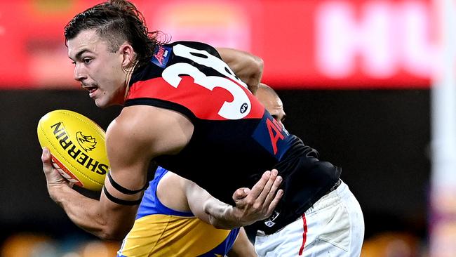 Sam Draper has taken the mantle of Essendon’s No. 1 ruckman.