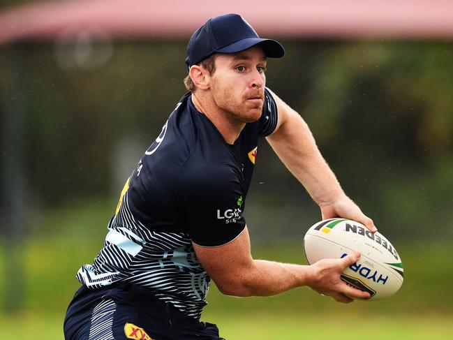 Michael Morgan training with the North Queensland Cowboys. Picture: Zak Simmonds