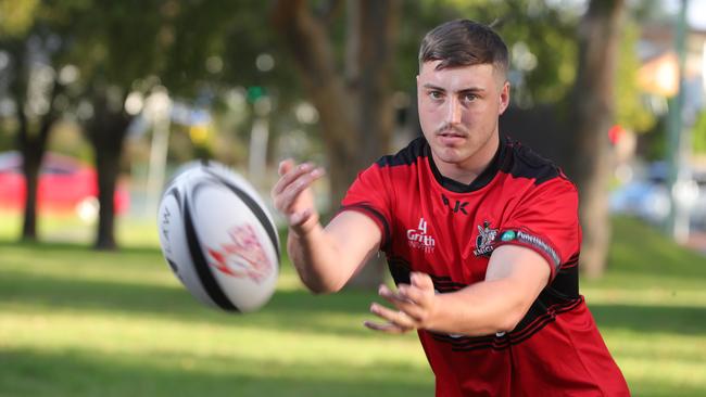 Callum Burgess-Boomer was the joint-third leading tryscorer in the Rugby League Gold Coast competition this year. Picture Glenn Hampson