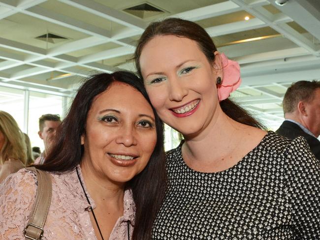 Miriam Codney and Amira Kalila at St Hilda’s Foundation Legacy Lunch at Sheraton Mirage, Main Beach. Picture: Regina King