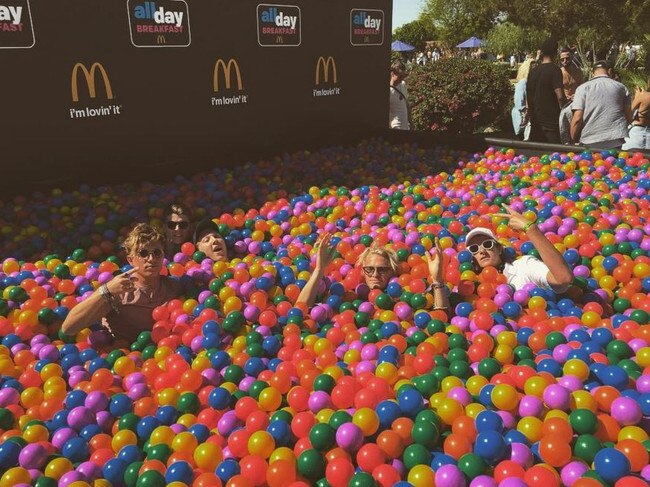 Coachella 2016 on social media... Cody Simpson. Picture: Instagram