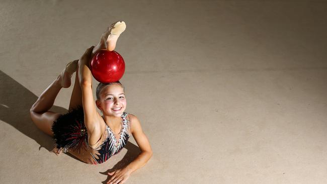 Manly West's Lidiia Iakovleva as a child.Picture: Peter Cronin