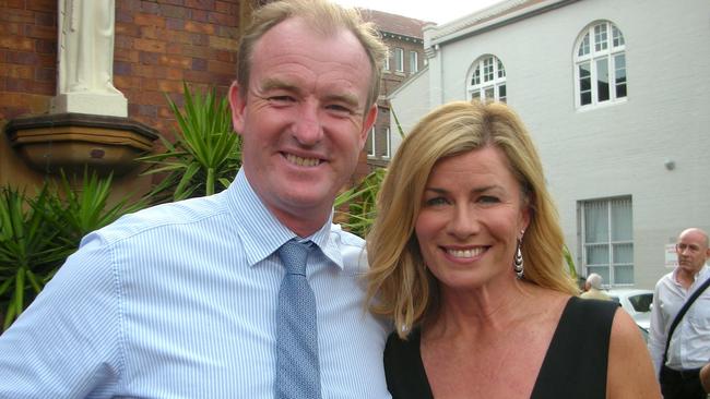 Rob Delhunty and Deborah Hutton, of Bronte, (host of Foxtel's Stage &amp; Screen)