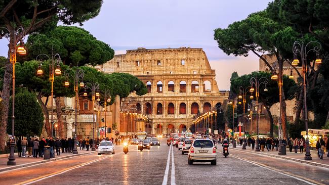 One great advantage of the Colosseum is that it’s easy to reach, smack in the middle of the city at street level.