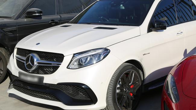 A Mercedes-Benz GLE63 that police allege was the proceeds of a drug-supply racket masterminded by Richard Schaaf. Picture: Supplied