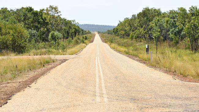 Roper Highway, at the turn off to Miniyerri.