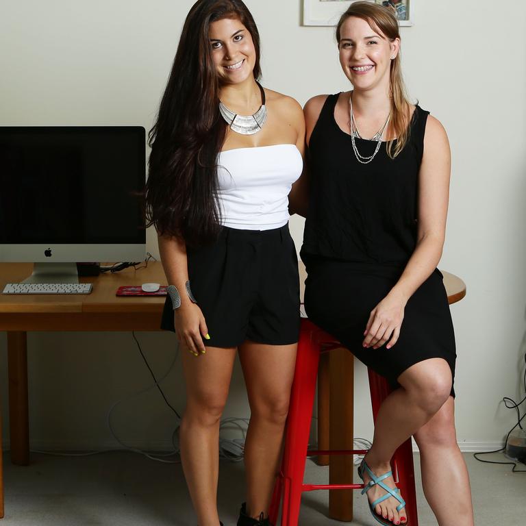 Alejandra Ramirez Vidal &amp; Anita Kuiper. NOW: After returning from three months volunteering in Kenya Alejandra founded Maverik Design Studio with fellow graduate Anita Kuiper. All their products and services are designed to raise funds for those in need. Pic by Luke Marsden.