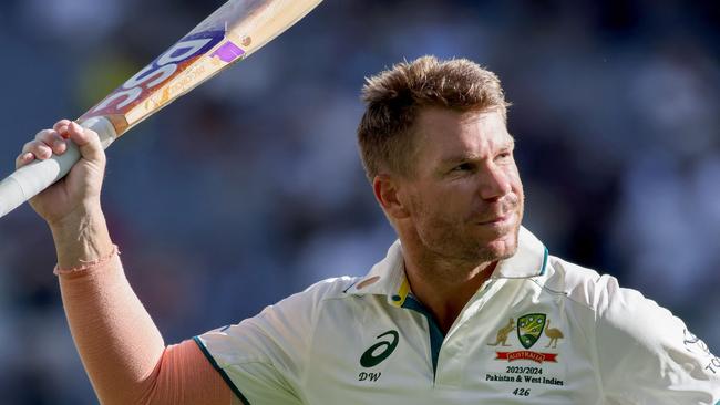 David Warner’s first innings heroics haven’t changed the mind of former teammate Mitchell Johnson. Picture: AFP