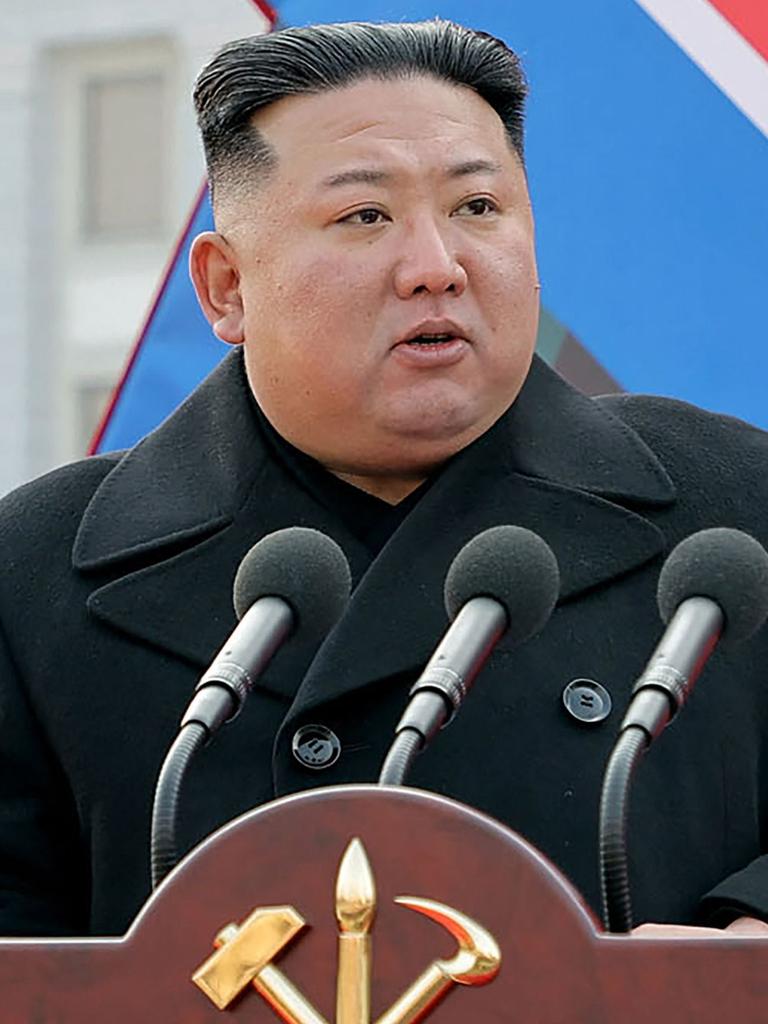 There has been renewed speculation about Kim Jong-un’s health. Picture: KCNA via KNS/AFP