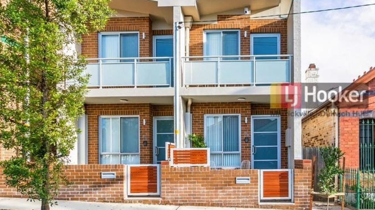 The townhouse (left) is worth an estimated $2m. Picture: LJ Hooker