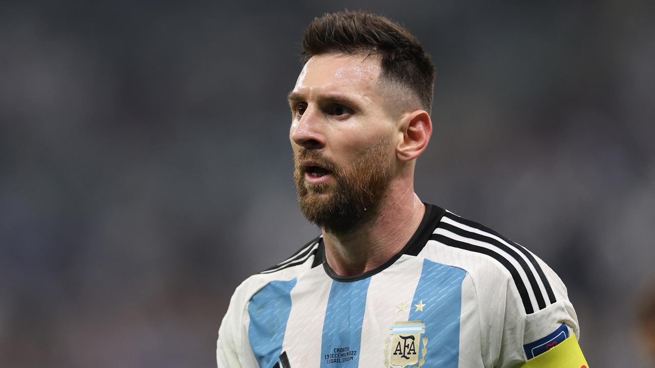 Lionel Messi conceded the final will "almost certainly" be his last World Cup match. (Photo by Richard Heathcote/Getty Images)