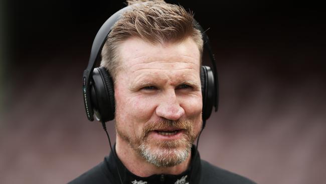 Footy legend Nathan Buckley is part of SEN’s breakfast shake-up. Picture: Getty Images