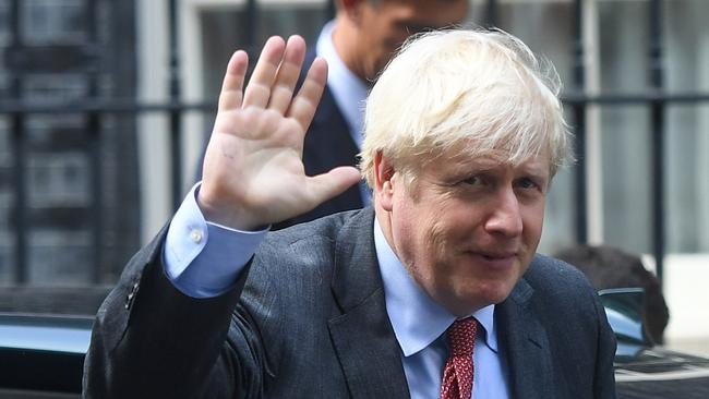 British Prime Minister Boris Johnson in Downing Street on Tuesday. Picture: Getty Images