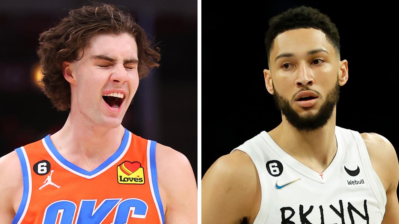 Josh Giddey almost made it inside the top 50 of an influential NBA list while Ben Simmons was nowhere to be seen. Picture: Getty