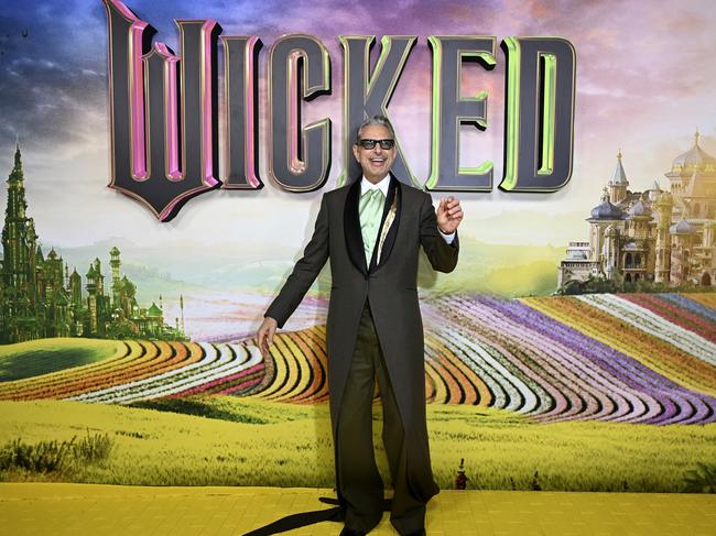 Jeff Goldblum says he feels ‘lucky’ to be cast in Wicked. Picture: Getty Images