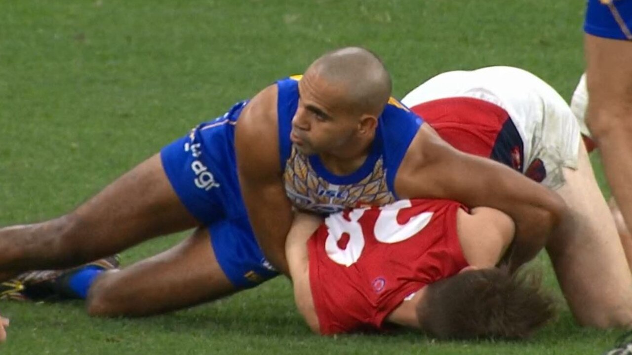 Lewis Jetta has been cited for this tackle on Tim Smith.