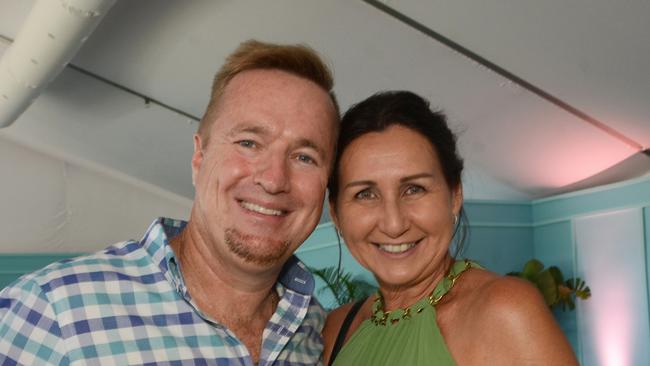 MAGIC MILLIONS 2022: Chris and Candice Mills at Pacific Fair Magic Millions Polo at Main Beach. Picture: Regina King
