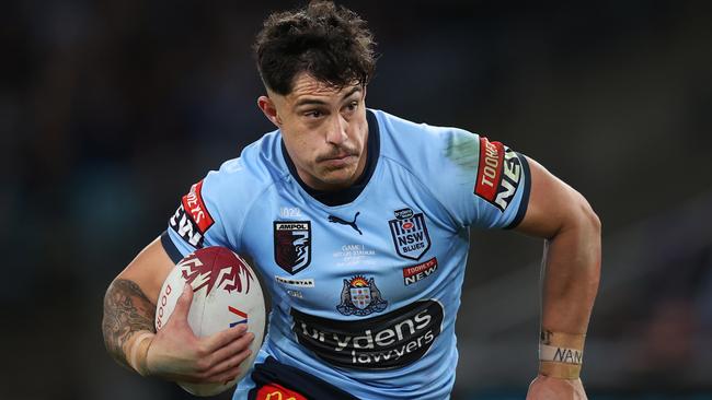 Kotoni Staggs wants to play for the Blues in Origin II. Picture: Cameron Spencer/Getty Images