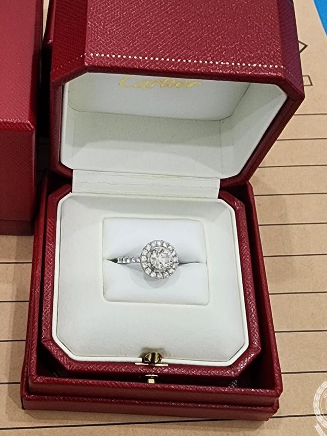 Luxury jewellery uncovered by police during the operation. Picture: NSW Police