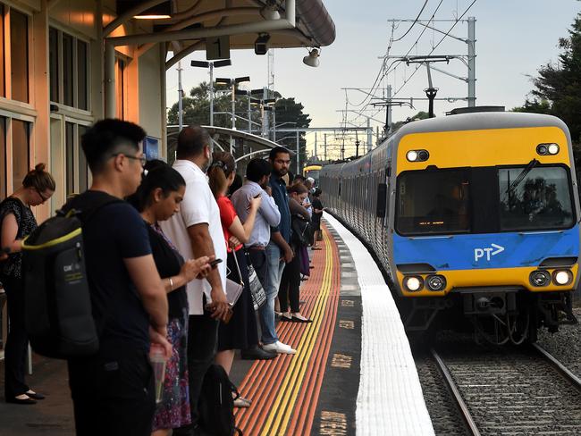 Cancellations and schedule changes mean some passengers face a wait of up to 40 minutes for a train. Picture: Nicole Garmston