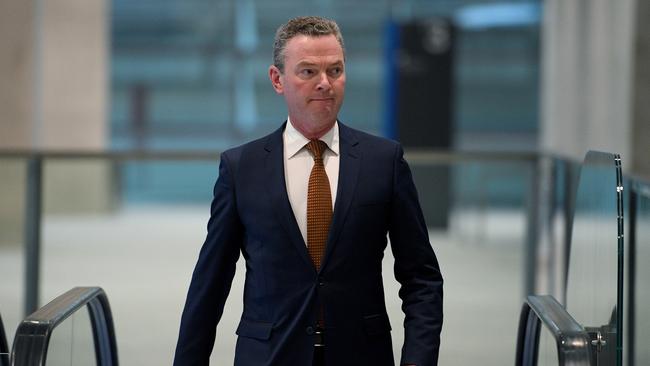 Christopher Pyne in Sydney. Picture: Dan Himbrechts/AAP