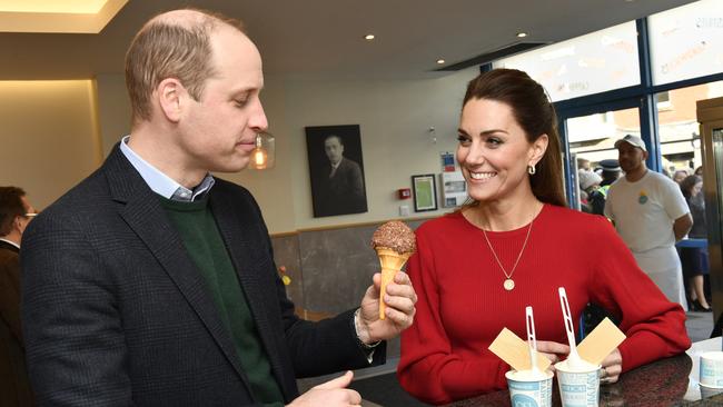 Britain's Prince William and Kate, Duchess of Cambridge earlier this month. Picture: Arthur Edwards/The Sun via AP