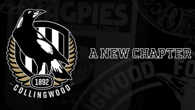 Collingwood's new logo for 2018 and beyond.