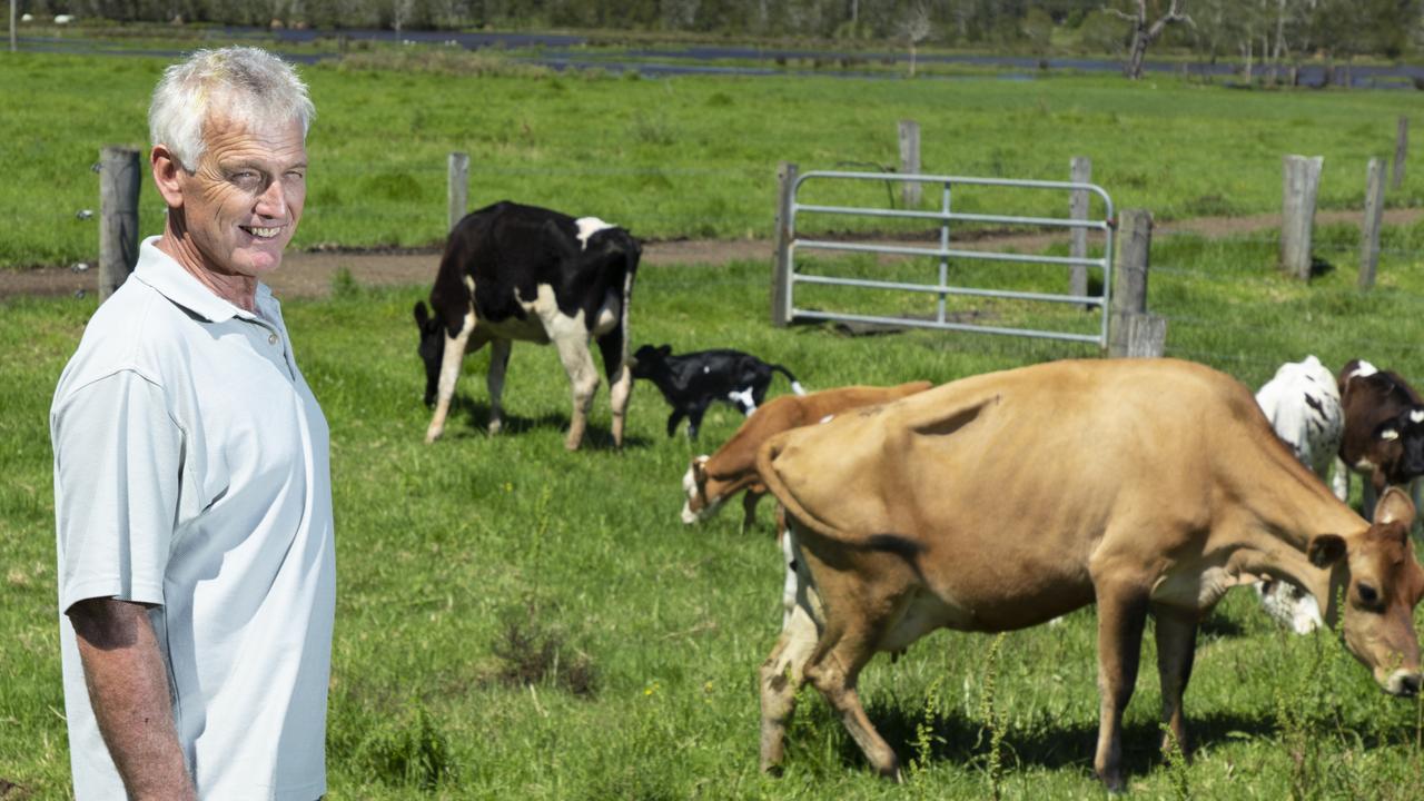 Dairy farmer Julian Biega will use a $100,000 grant from the Woolworths Dairy Innovation Fund to install a new solar-powered desalination system. Picture: Supplied