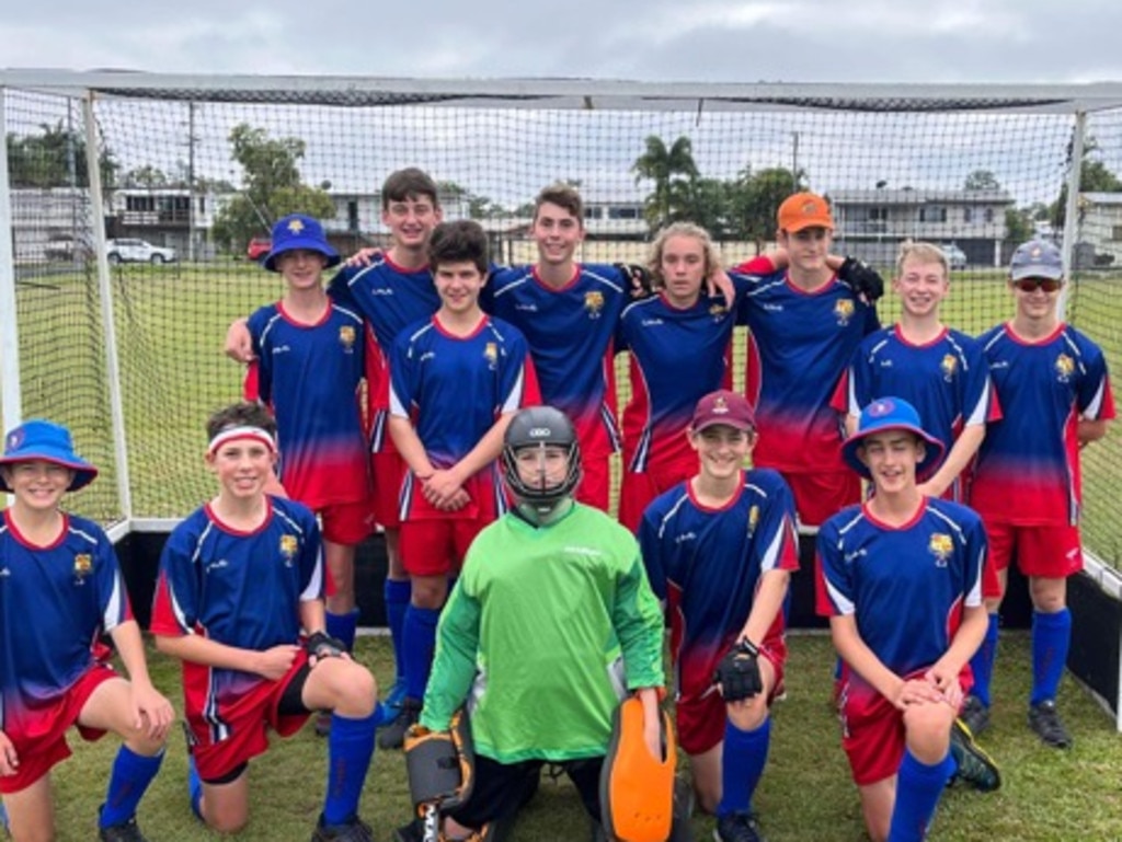 The u15 Warwick side recently had a great run in Mackay at the State Championships (Photo: Chontelle Bruton/ Warwick Hockey Association)